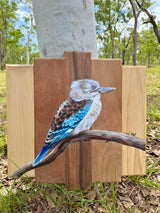 Blue winged kookaburra perched