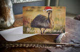 Aussie emu - Christmas card