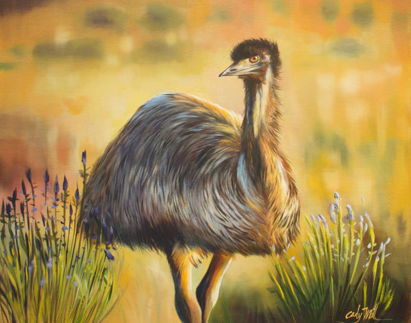 Australian emu print