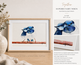 Fairy Wren Fine Art Print