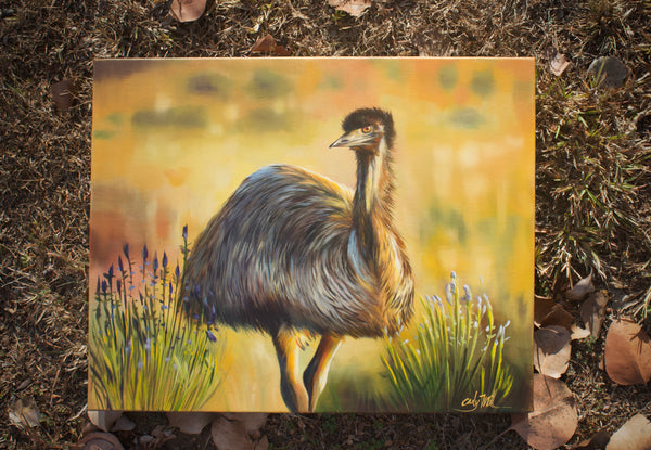 Australian emu print