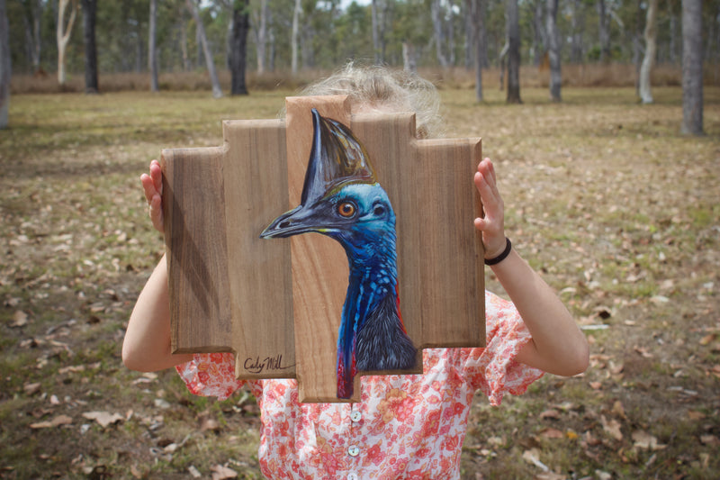 Cassowary portrait