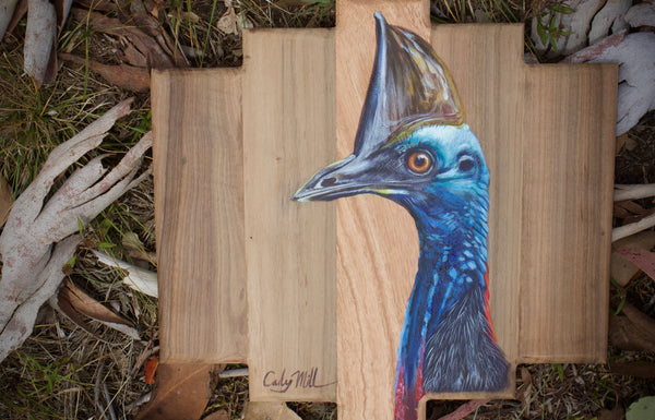 Cassowary portrait