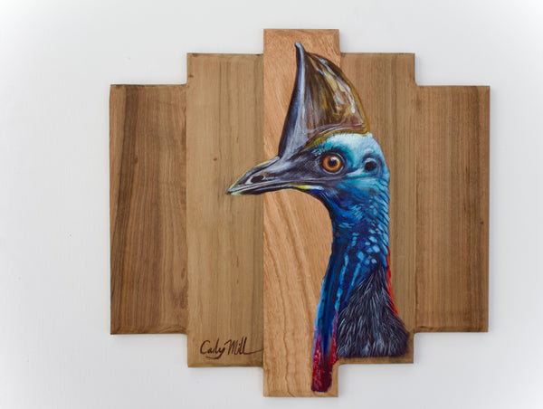 Cassowary portrait