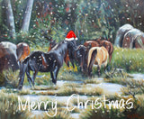 Christmas card - Snowy Mountain Brumbies